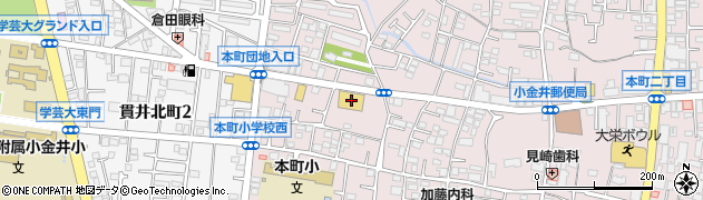 ダイエー小金井店・イオンフードスタイル周辺の地図