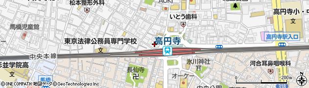 大衆焼肉コグマヤ 高円寺周辺の地図