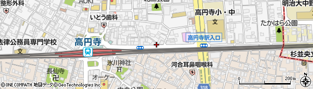 高円寺こどもクリニック周辺の地図