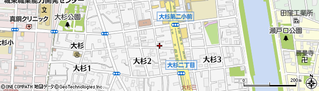 東京都江戸川区大杉2丁目12-1周辺の地図