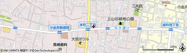 小金井電化サービス周辺の地図
