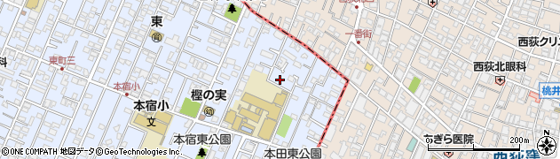 東京都武蔵野市吉祥寺東町4丁目11-17周辺の地図