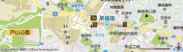 東京都新宿区馬場下町5周辺の地図