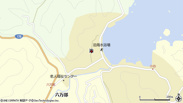 〒626-0413 京都府与謝郡伊根町泊の地図