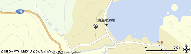 京都府伊根町（与謝郡）泊周辺の地図