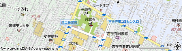 東京都武蔵野市吉祥寺本町1丁目11周辺の地図