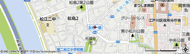 東京都江戸川区松島2丁目34-25周辺の地図