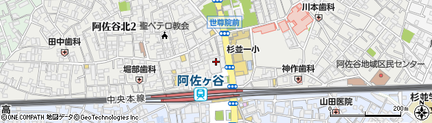 靴専科阿佐ヶ谷店周辺の地図