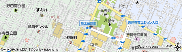 武蔵野市役所消費生活センター　相談専用周辺の地図