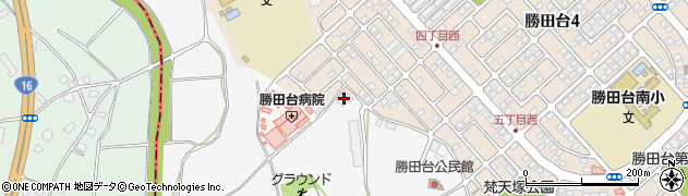 勝田台　デイサービスセンター周辺の地図