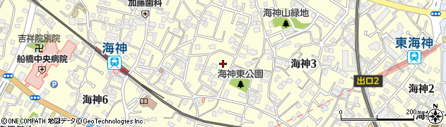 千葉県船橋市海神周辺の地図