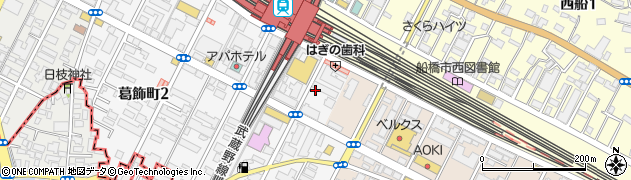 千葉県船橋市印内町周辺の地図
