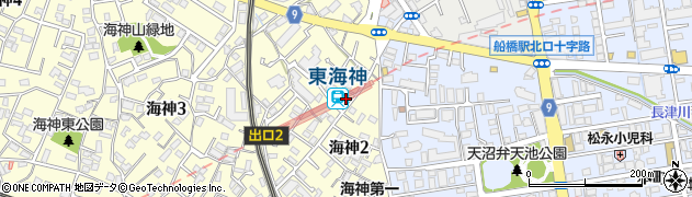 ファミリーマート船橋海神二丁目店周辺の地図