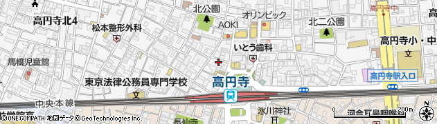 さんかい高円寺店周辺の地図