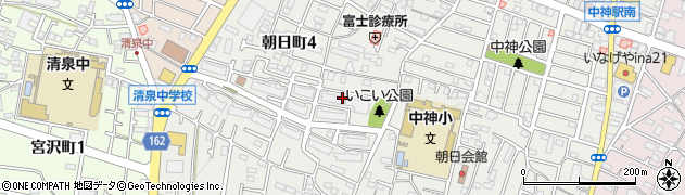 昭島市立　朝日町高齢者福祉センター周辺の地図