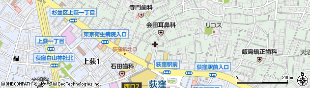 キュアセラピア　荻窪教会通り店周辺の地図