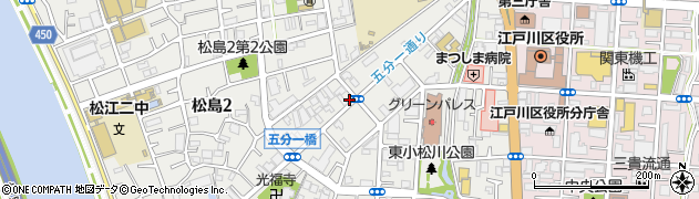 東京都江戸川区松島2丁目34-16周辺の地図