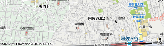 東京都杉並区阿佐谷北2丁目24-1周辺の地図