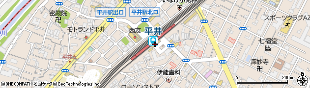 タリーズコーヒー シャポーロコ平井店周辺の地図
