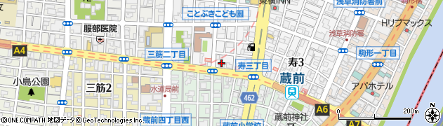 浅草歯科医師会事務所周辺の地図