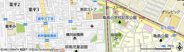 東京都墨田区業平5丁目周辺の地図
