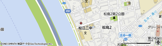 東京都江戸川区松島2丁目4周辺の地図