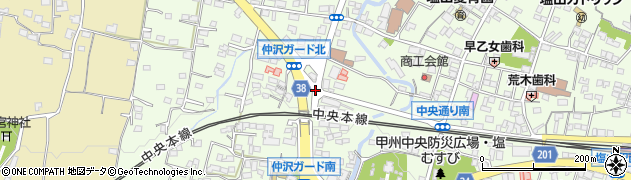 仲沢ガード北周辺の地図