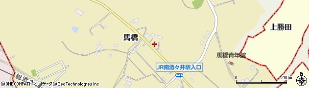 千葉県印旛郡酒々井町馬橋91周辺の地図