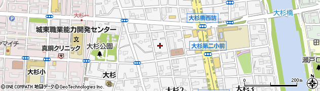 東京都江戸川区大杉2丁目9周辺の地図