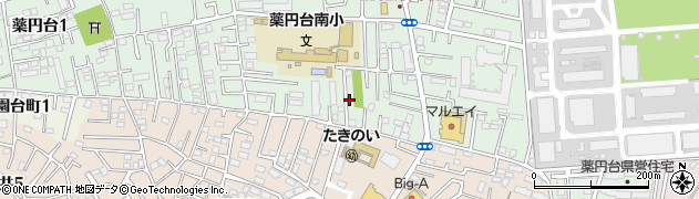 薬園台南ピアノ教室周辺の地図
