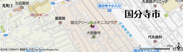 東京都国分寺市富士本周辺の地図