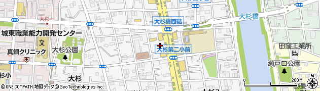 東京都江戸川区大杉2丁目11周辺の地図