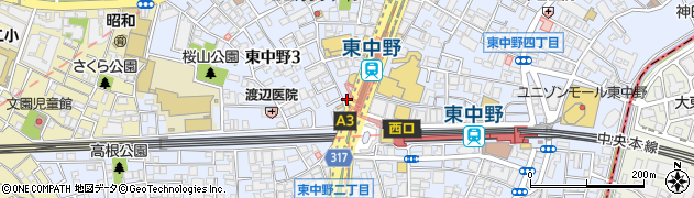株式会社トーシンスペース　西口店周辺の地図