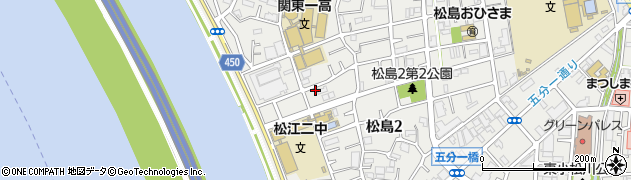東京都江戸川区松島2丁目12-5周辺の地図