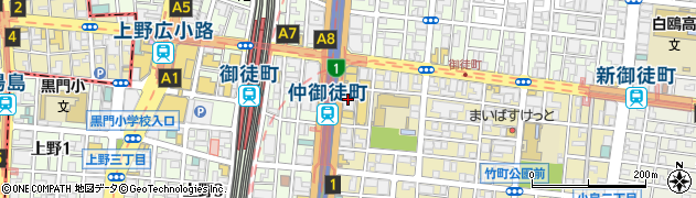 三井住友銀行上野支店 ＡＴＭ周辺の地図
