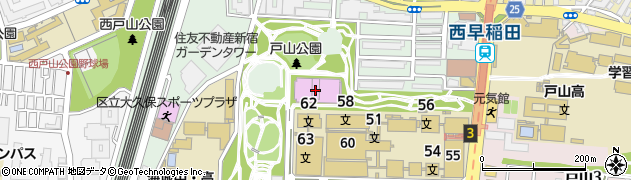 新宿区立新宿スポーツセンター周辺の地図