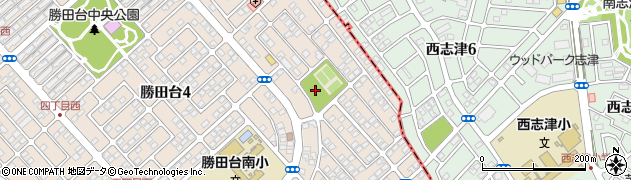 勝田台第2公園周辺の地図