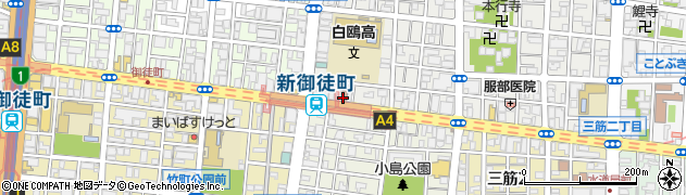 元浅草郵便局周辺の地図