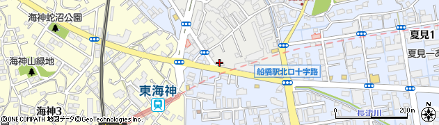 ピザーラ　船橋店周辺の地図