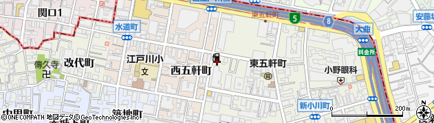 共栄石油株式会社　神楽坂ＳＳ周辺の地図