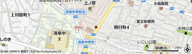 安藤畳店昭島店周辺の地図