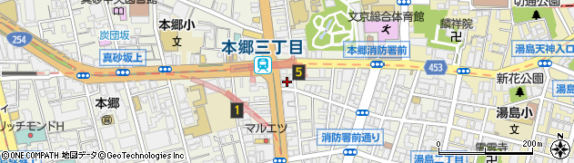 みずほ銀行本郷支店周辺の地図