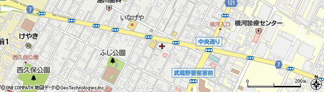 ＪＡ東京むさし武蔵野周辺の地図