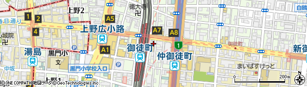 東京都台東区上野5丁目26-11周辺の地図