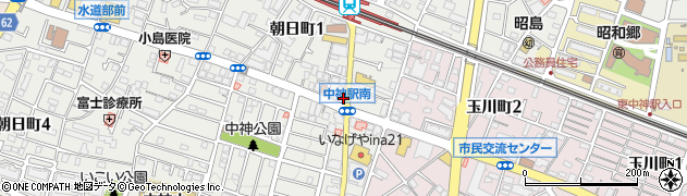 買取リッチ　東京・昭島中神店周辺の地図