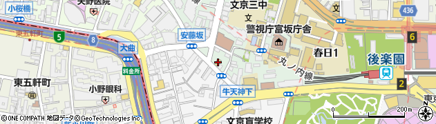 セブンイレブン文京春日１丁目店周辺の地図
