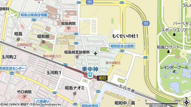 〒196-0031 東京都昭島市福島町の地図