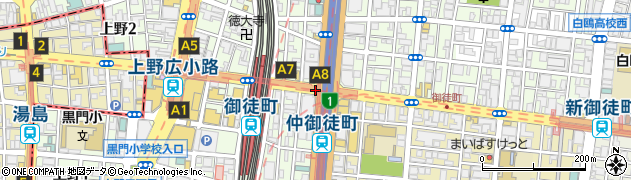 台東４周辺の地図