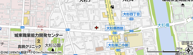 ファミリーマート江戸川大杉五丁目店周辺の地図