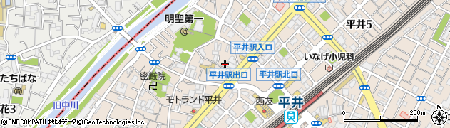 小松川信用金庫　本部周辺の地図